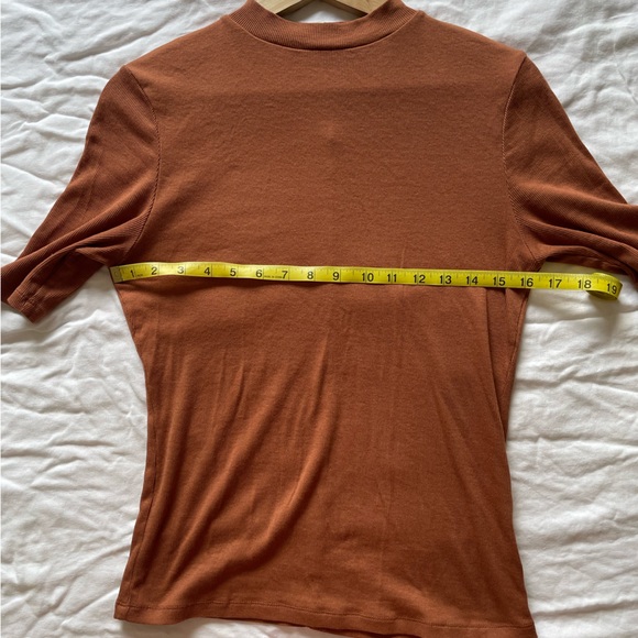 Target A New Day Rust Mock-neck Rib-knit - Picture 4 of 6